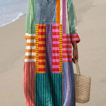 Retro Geometric Print Dress for Women