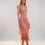 Laura | Elegant Fringe Dress