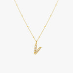 Pearl Initial Pendant Necklace