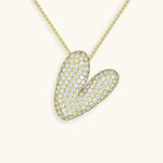 Bubble Initial Crystals Necklace