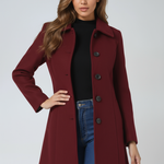 Bella | Women's Single Breasted Winter Trench Coat
