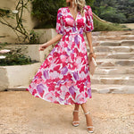 Alexandria | V-Neck Midi Dress