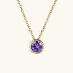 Radiant Gemstone Gold Chain