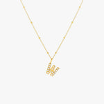 Pearl Initial Pendant Necklace