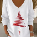 Monica | Elegant Christmas Knit Top
