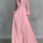 Serena | Flowing Button-Front Maxi Dress