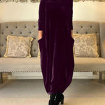 Eliza | Relaxed Velvet Dress