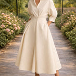 Monroe | Wrap-Front Flowing Maxi Dress