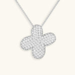 Bubble Initial Crystals Necklace