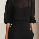 Deandra | Top and Wide-Leg Pants Three-Piece Set