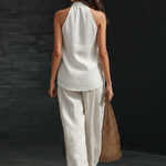 Ella | Sleeveless Wide-Leg Set