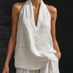 Ella | Sleeveless Wide-Leg Set