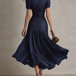 Tamsin | Vintage Elegant Chiffon Maxi Dress