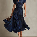 Florenza | Vintage Elegant Chiffon Maxi Dress
