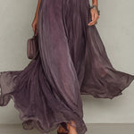 Ashley | Vintage Elegant Chiffon Maxi Dress
