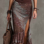 Halsey | Halter Boho Maxi Dress