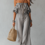Jewell | Ruffled Off-Shoulder Set