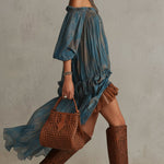Quincy | Off-Shoulder Boho Mini Dress