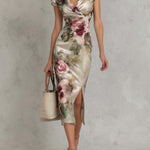 Jolene | Classic Floral Wrap Dress