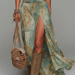 Evie | Boho Slit Maxi Dress