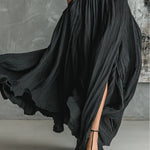 Paula | Turtleneck T-shirt Pleated Skirt Set