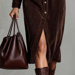 Zaiya | Relaxed Button Midi Dress