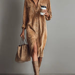 Zaiya | Relaxed Button Midi Dress