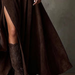 Dianne | Dark Brown Maxi Dress