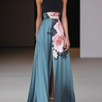 Simone | A-Line Floral Maxi