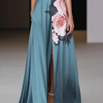 Simone | A-Line Floral Maxi