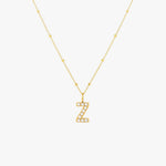 Pearl Initial Pendant Necklace