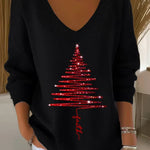 Monica | Elegant Christmas Knit Top