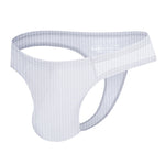 2-pack Men's Ribbed Low-rise Solid Color Thong