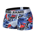 3 Pack Men's Ice Silk Trunks with Separated Pouch Design