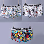 3 Pack Men's Ice Silk Trunks with Separated Pouch Design