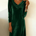 Beatrice - Loose Fitting Velvet Dress