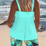 Daphne - Flattering Tankini Ribbed Set