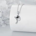 Paw Print Pendant Necklace