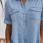 Wisdom | Lightweight Denim-Look Dress