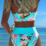 Jolina - Floral Wrap Bikini Set