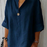 Idalia | Casual V-Neck Blouse