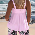 Daphne - Flattering Tankini Ribbed Set