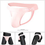 2 Pack Men's Large Pouch Enhancing Modal Breathable Thong