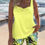 Daphne - Flattering Tankini Ribbed Set