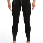 Men's Thermal Pants Bamboo Fiber Casual Thermal Pants