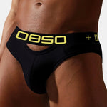 2 Pack Men's Hips Lifting Cotton Low-rise Briefs