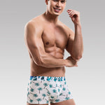 6 Pack Men's U Convex Modal Print Breathable Trunks