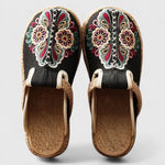 Kalani | Comfortable Handmade Floral Mules