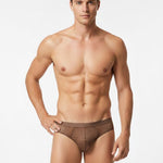 2 Pack Men's Breathable Soft Quick-Dry Mid-Rise Daily Comfort Solid Color Bikini