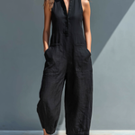 Chloe | Minimalist High-Collar Jumpsuit